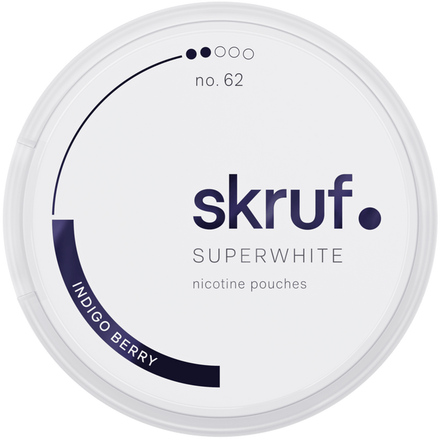 Skruf Superwhite Indigo No.62 – Snusbox