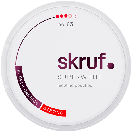 Skruf Superwhite Purple Cassice No.63 – Snusbox