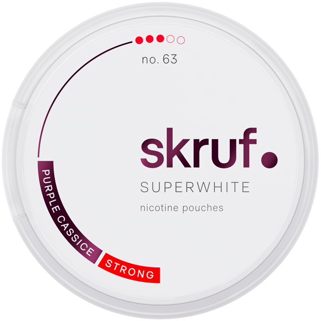Skruf Superwhite Purple Cassice No.63 – Snusbox