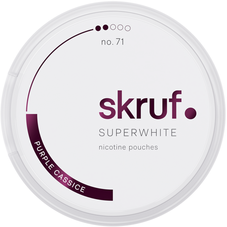 Skruf Superwhite Purple Cassice No.71 - Bundle – Snusbox