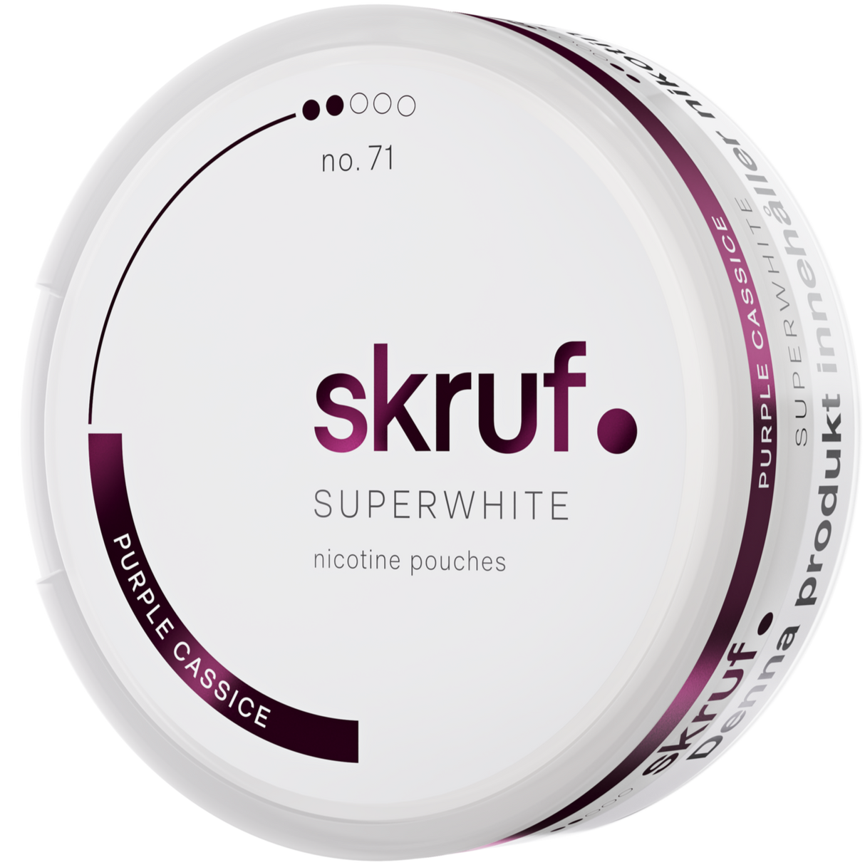 Skruf Superwhite Purple Cassice No.71 - Bundle – Snusbox