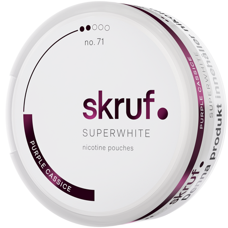 Skruf Superwhite Purple Cassice No.71 - Bundle – Snusbox