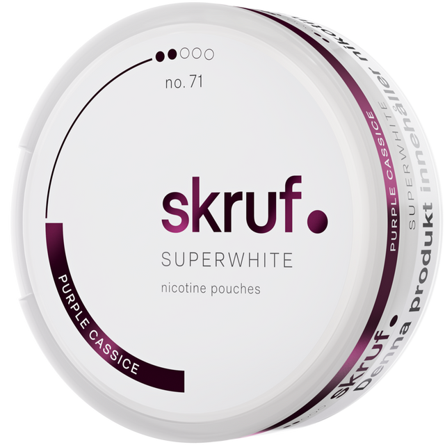 Skruf Superwhite Purple Cassice No.71 - Bundle – Snusbox