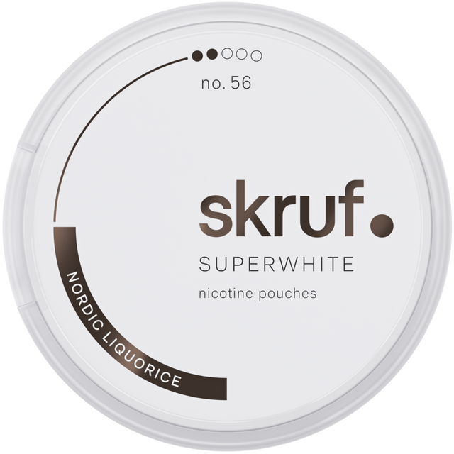 Skruf Superwhite no56 nordic Liquorice