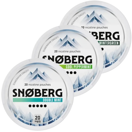 Snøberg Mint Mix-Pack-Nicotine Pouches-SnusBox