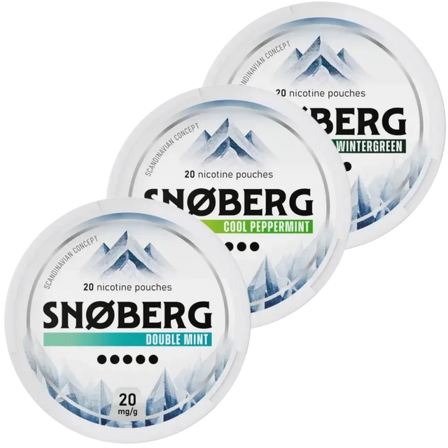 Snøberg Mint Mix-Pack-Nicotine Pouches-SnusBox