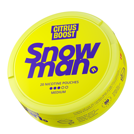 Snowman Citrus Boost 9mg-Nicotine Pouches-SnusBox