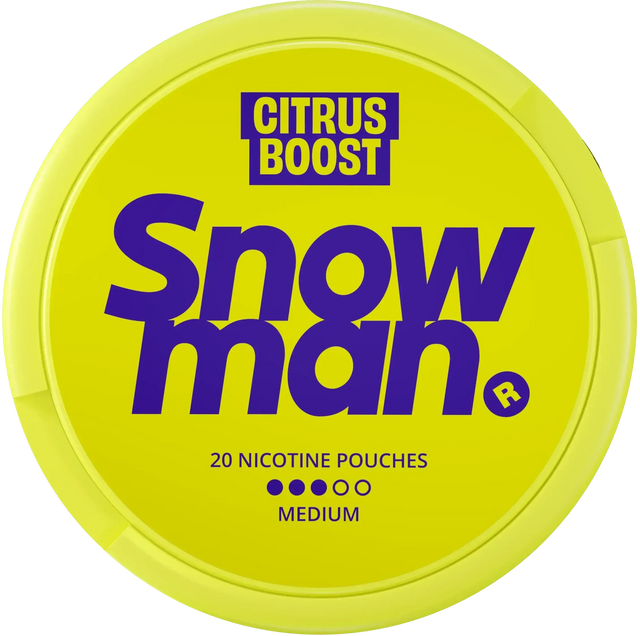 Snowman Citrus Boost 9mg-Nicotine Pouches-SnusBox