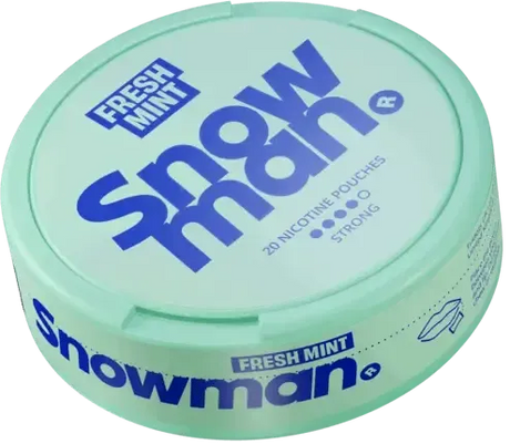 Snowman Fresh Mint 12mg-Nicotine Pouches-SnusBox