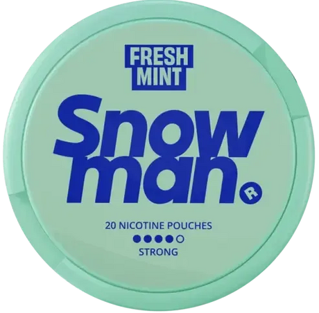 Snowman Fresh Mint 12mg-Nicotine Pouches-SnusBox