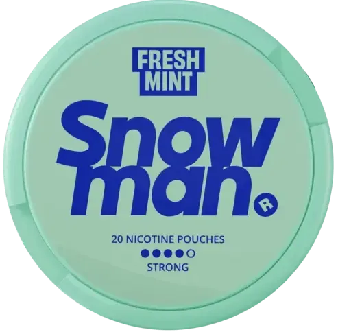 Snowman Fresh Mint 12mg-Nicotine Pouches-SnusBox