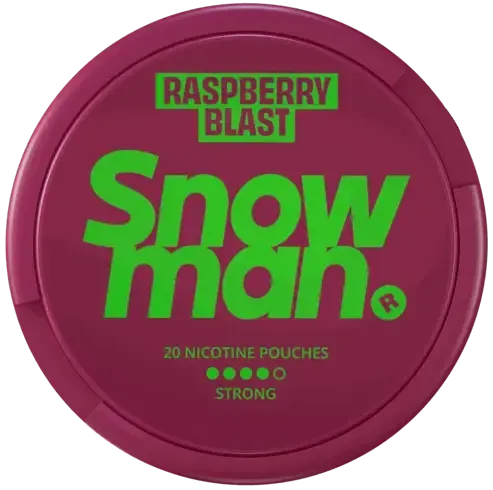 Snowman Raspberry Blast 12mg-Nicotine Pouches-SnusBox