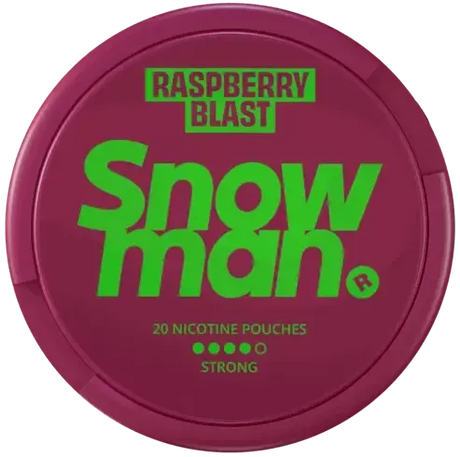 Snowman Raspberry Blast 12mg-Nicotine Pouches-SnusBox