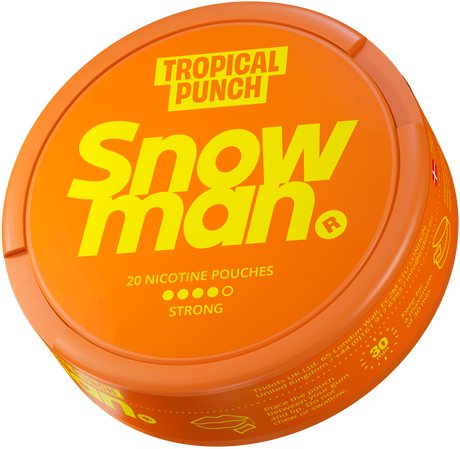 Snowman Tropical punch 12mg-Nicotine Pouches-SnusBox