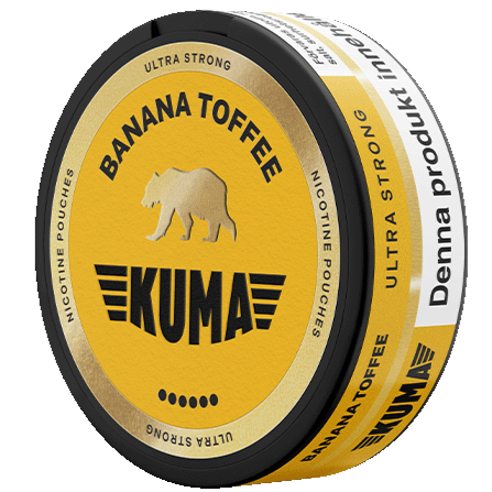 Kuma Banana Toffee – Snusbox