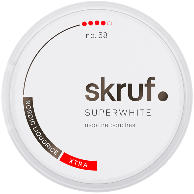 Skruf Superwhite No58 Nordic Liquorice