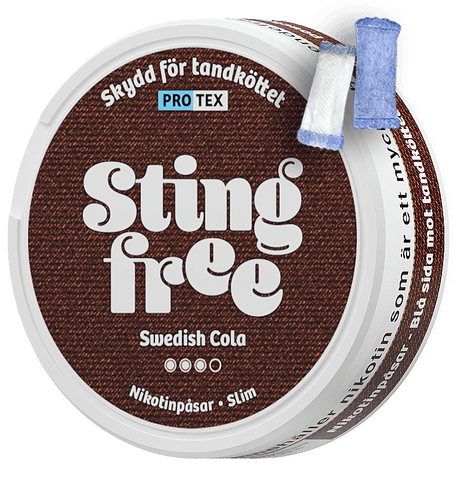 Stingfree Swedish Cola – Snusbox