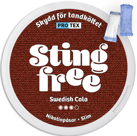 Stingfree Swedish Cola – Snusbox