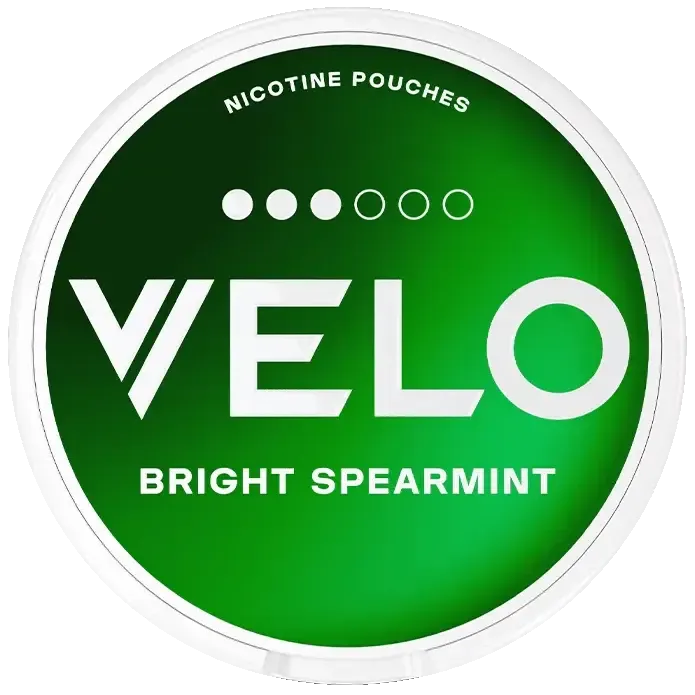 VELO Bright Peppermint Strong-Nicotine Pouches-SnusBox