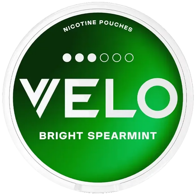 VELO Bright Peppermint Strong-Nicotine Pouches-SnusBox