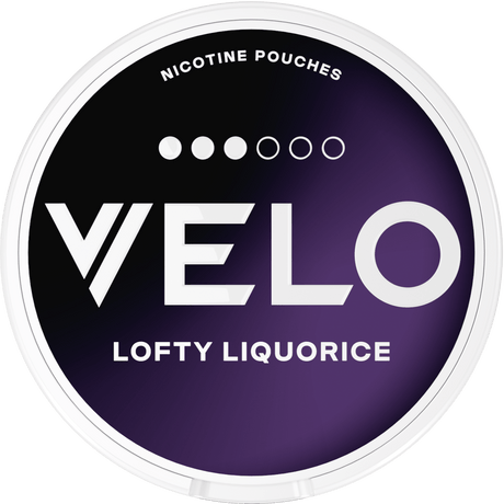 VELO Lofty Liquorice Slim Strong – Snusbox