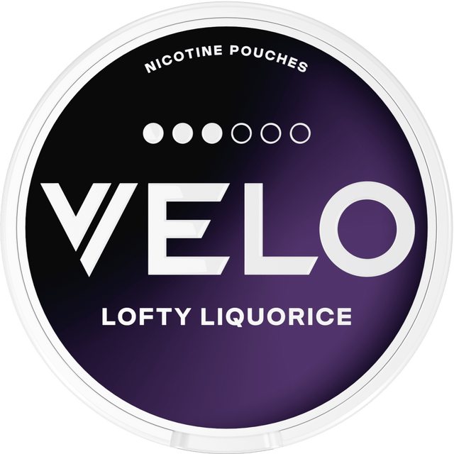 VELO Lofty Liquorice Slim Strong – Snusbox