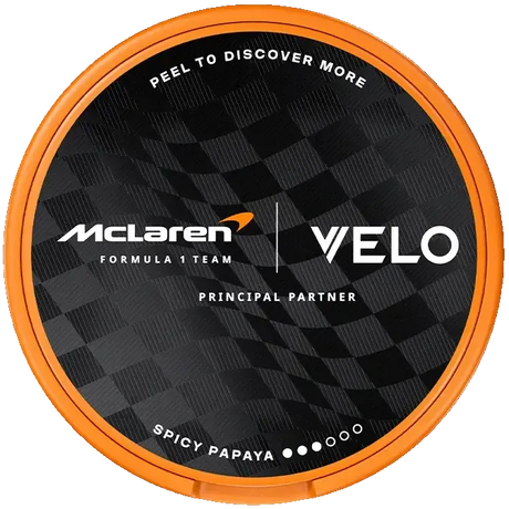 VELO McLaren Spicy Papaya Limited Edition-Nicotine Pouches-SnusBox