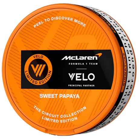 VELO McLaren Sweet Papaya – Snusbox
