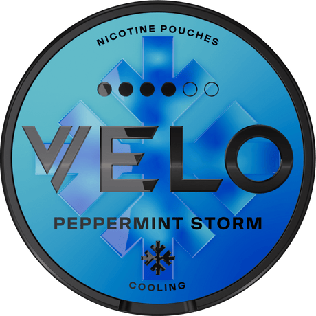 VELO Peppermint Storm Slim X-Strong – Snusbox