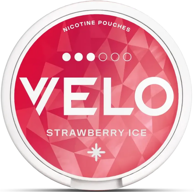 VELO Strawberry Ice-Nicotine Pouches-SnusBox