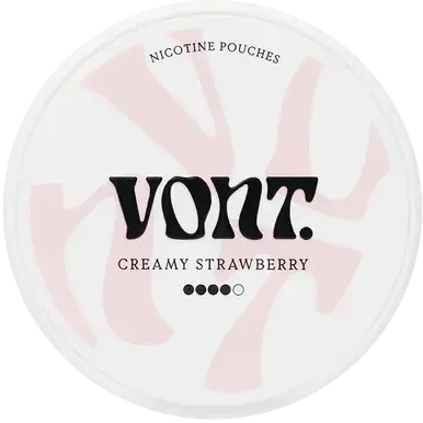 Vont Creamy Strawberry-Nicotine Pouches-SnusBox