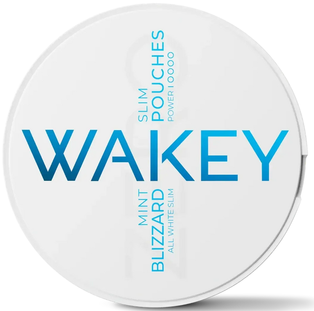 WAKEY Blizzard Mint 0 mg-Energy Pouches-SnusBox