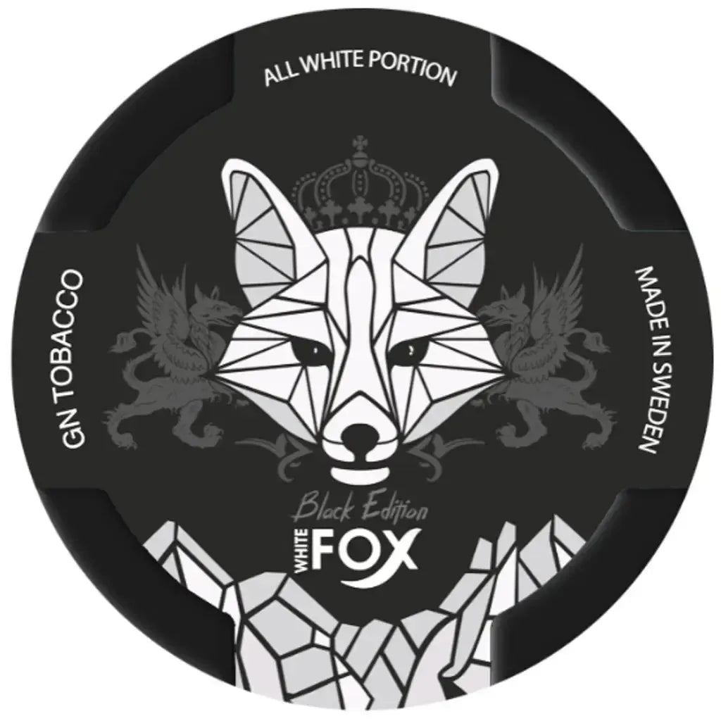 White Fox Black-Nicotine Pouches-Snusbox