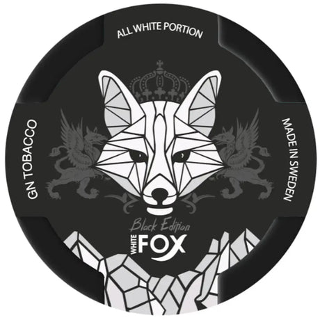 White Fox Black-Nicotine Pouches-Snusbox