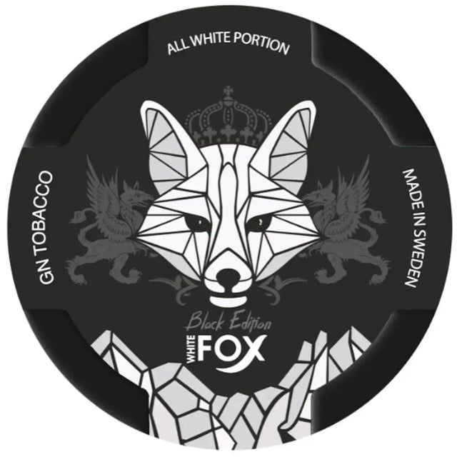 White Fox Black-Nicotine Pouches-Snusbox
