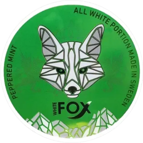 White Fox Peppered Mint-Nicotine Pouches-SnusBox