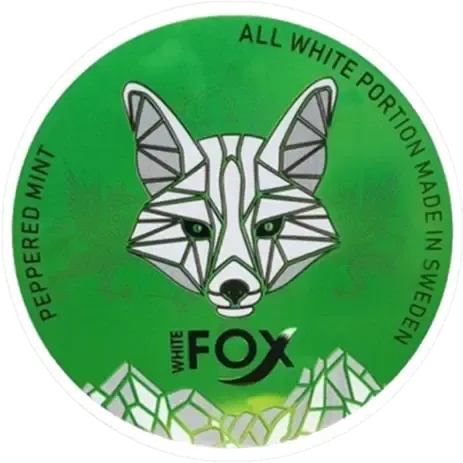 White Fox Peppered Mint-Nicotine Pouches-SnusBox