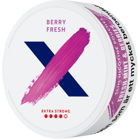 X Berry Fresh Extra Strong – Snusbox