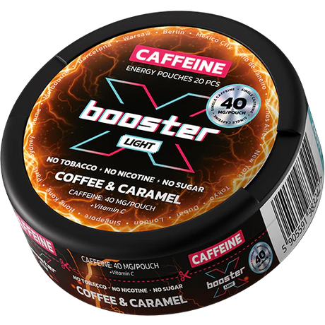 X-Booster Coffee & Caramel 40 mg – Snusbox