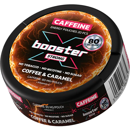 X-Booster Coffee & Caramel 80 mg – Snusbox
