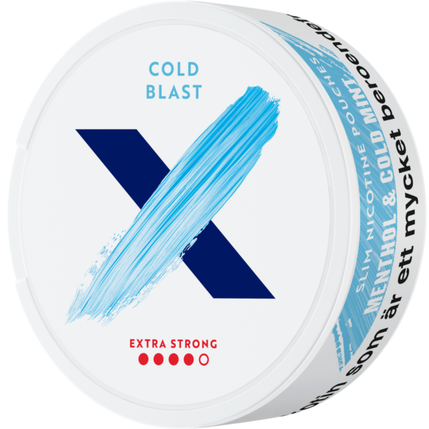 X Cold Blast Extra Strong – Snusbox
