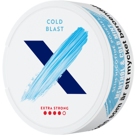 X Cold Blast Extra Strong – Snusbox