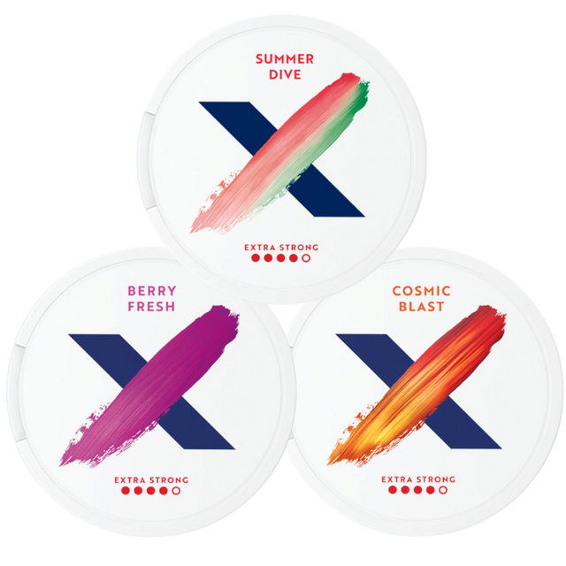 X Tropical Mix | Mix-Pack-Nicotine Pouches-SnusBox