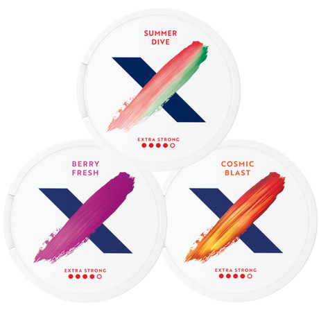 X Tropical Mix | Mix-Pack-Nicotine Pouches-SnusBox