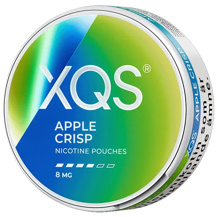 XQS Apple Crisp Strong-Nicotine Pouches-SnusBox