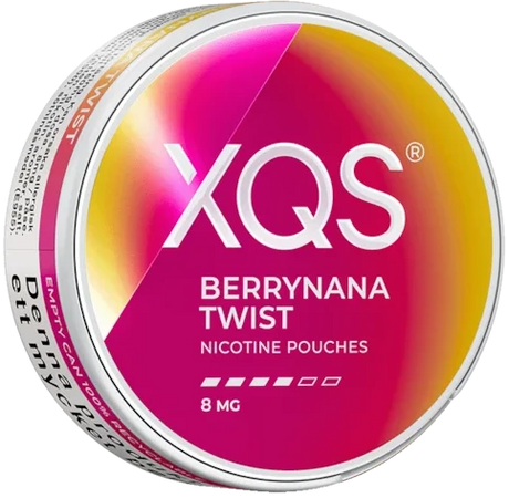 XQS Berrynana Twist 8MG-Nicotine Pouches-SnusBox