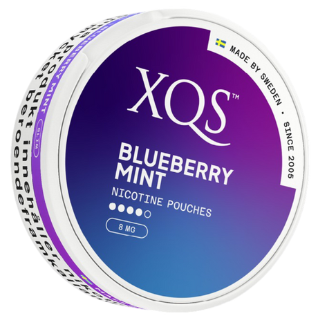 XQS Blueberry Mint Strong – Snusbox