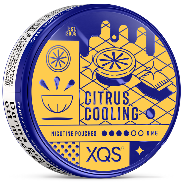 XQS Citrus Cooling Strong – Snusbox