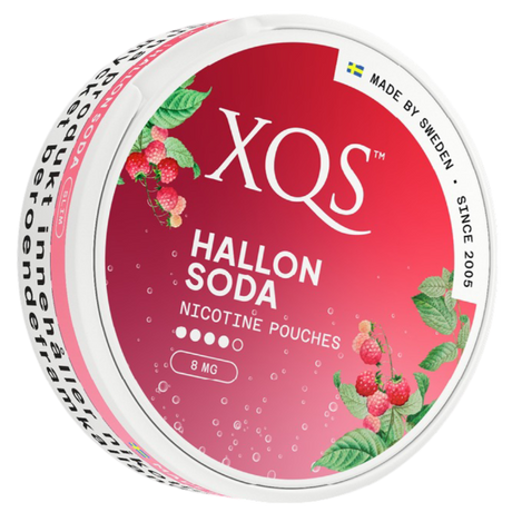 XQS Hallon Soda Strong – Snusbox