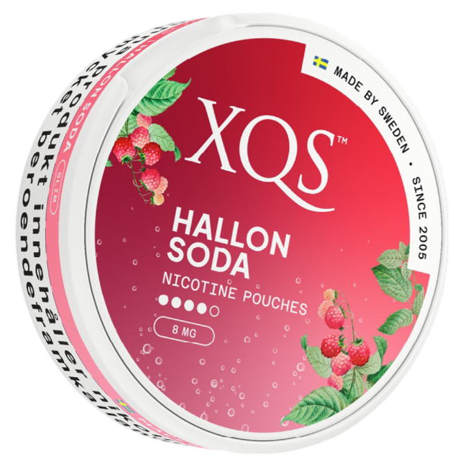 XQS Hallon Soda Strong – Snusbox